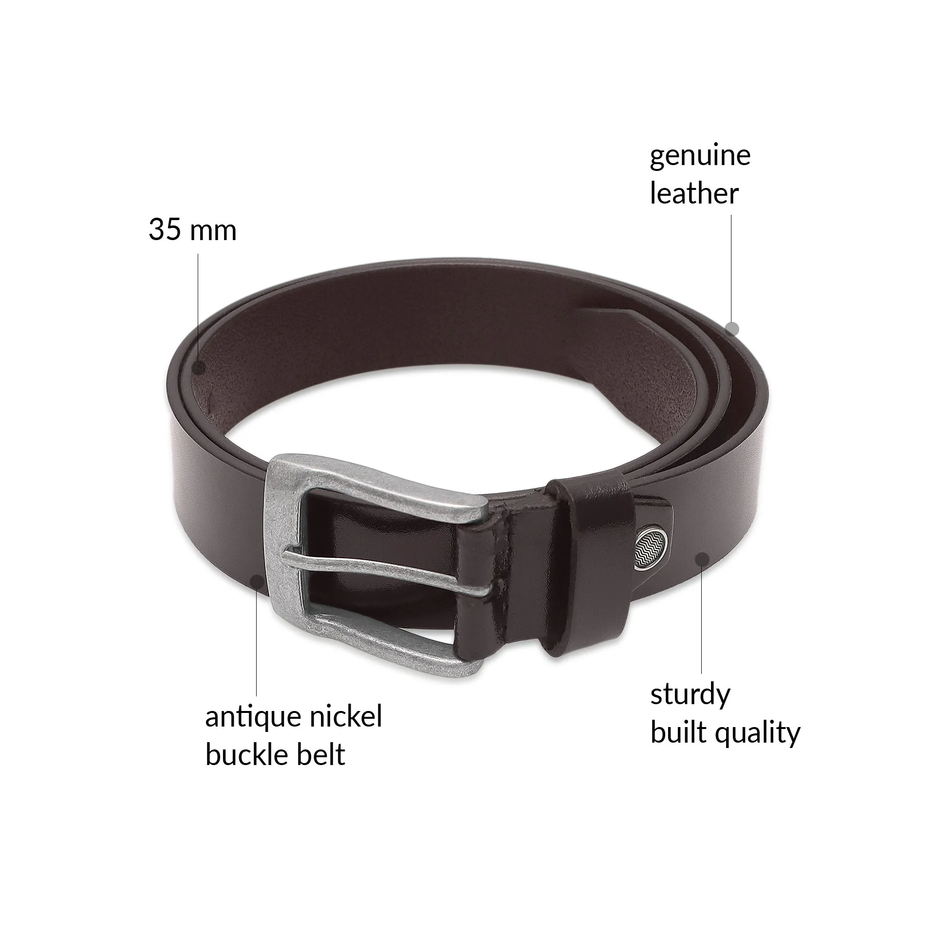 4104 Leather Belt for Men