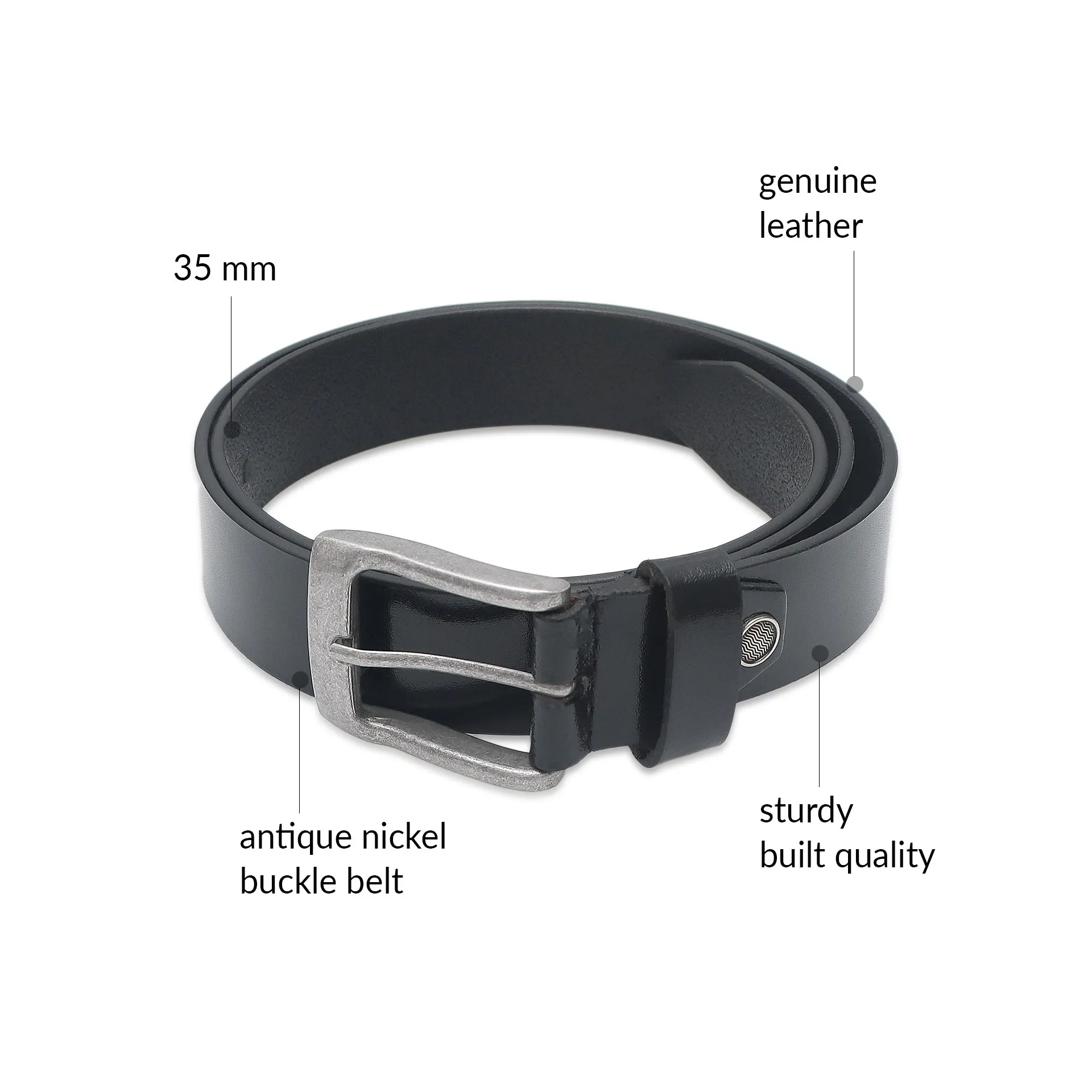 4104 Leather Belt for Men