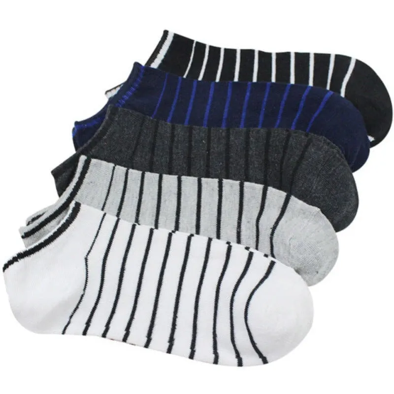 5 Pairs/lot Men Socks Mesh Breathable Short Casual Socks