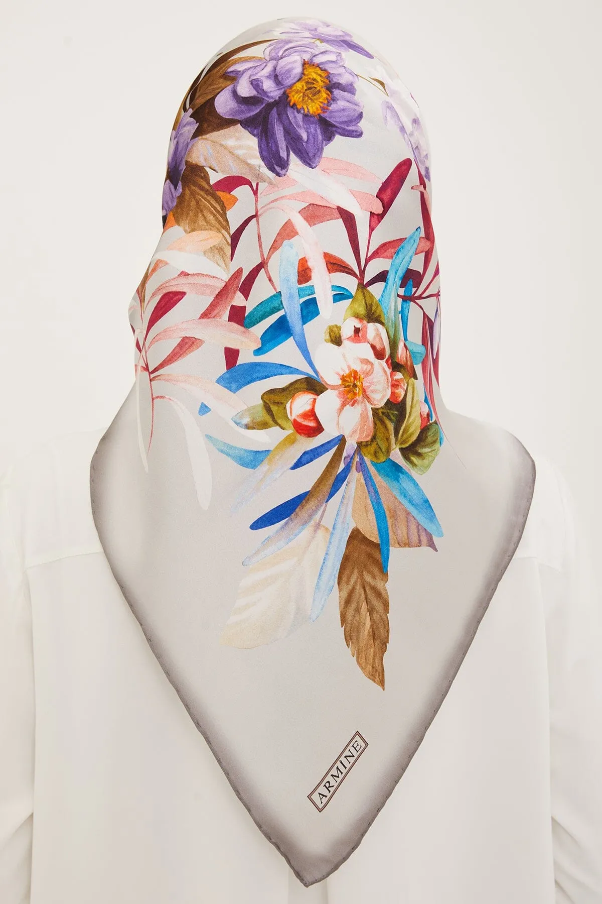 Armine Ayu Floral Silk Scarf #4