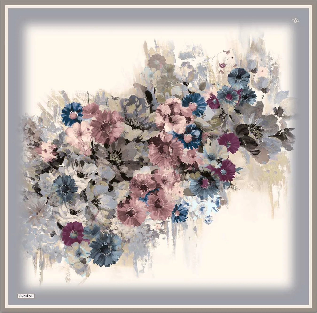 Armine Estella Floral Silk Scarf #8