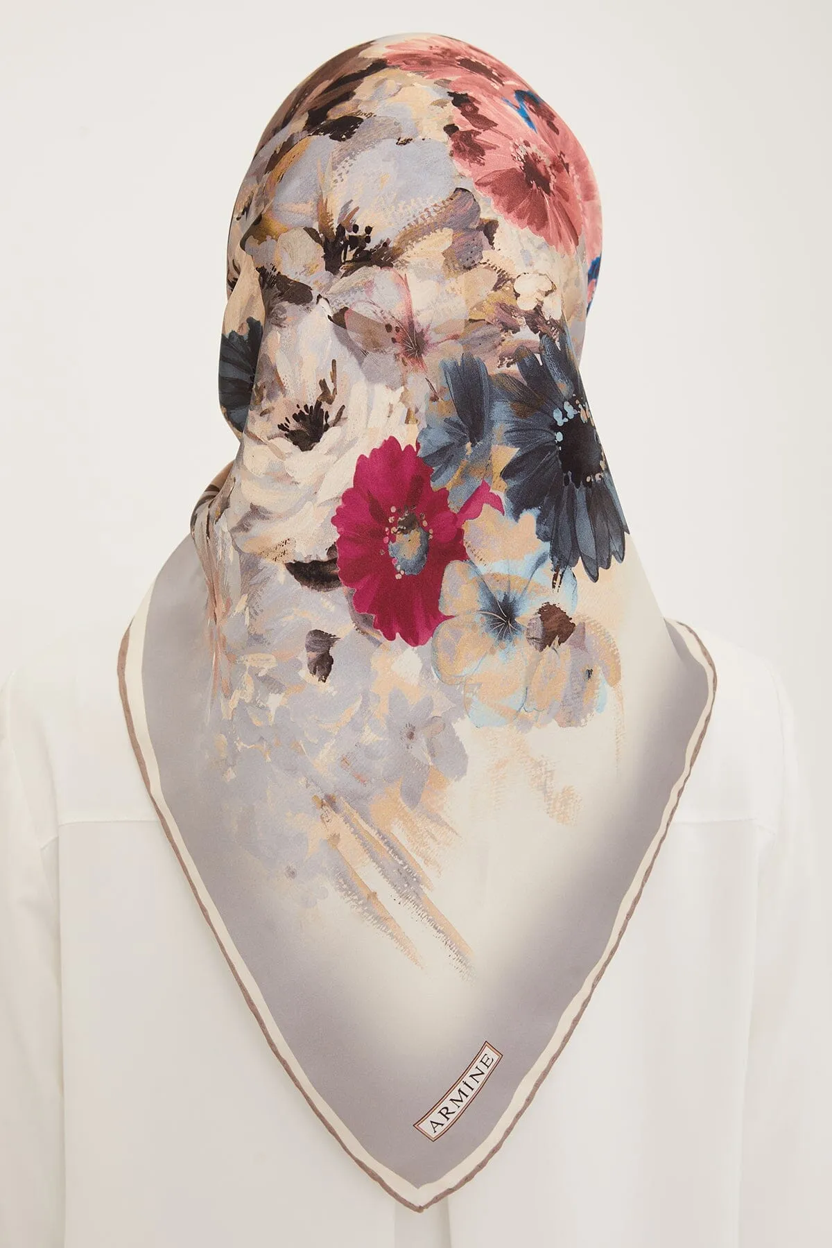 Armine Estella Floral Silk Scarf #8