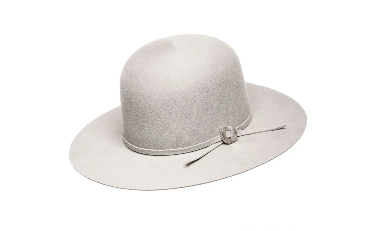 ARROW WIDE STIFF BRIM HAT - GUNMETAL