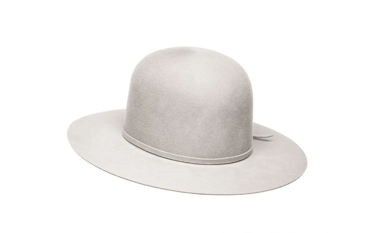 ARROW WIDE STIFF BRIM HAT - GUNMETAL