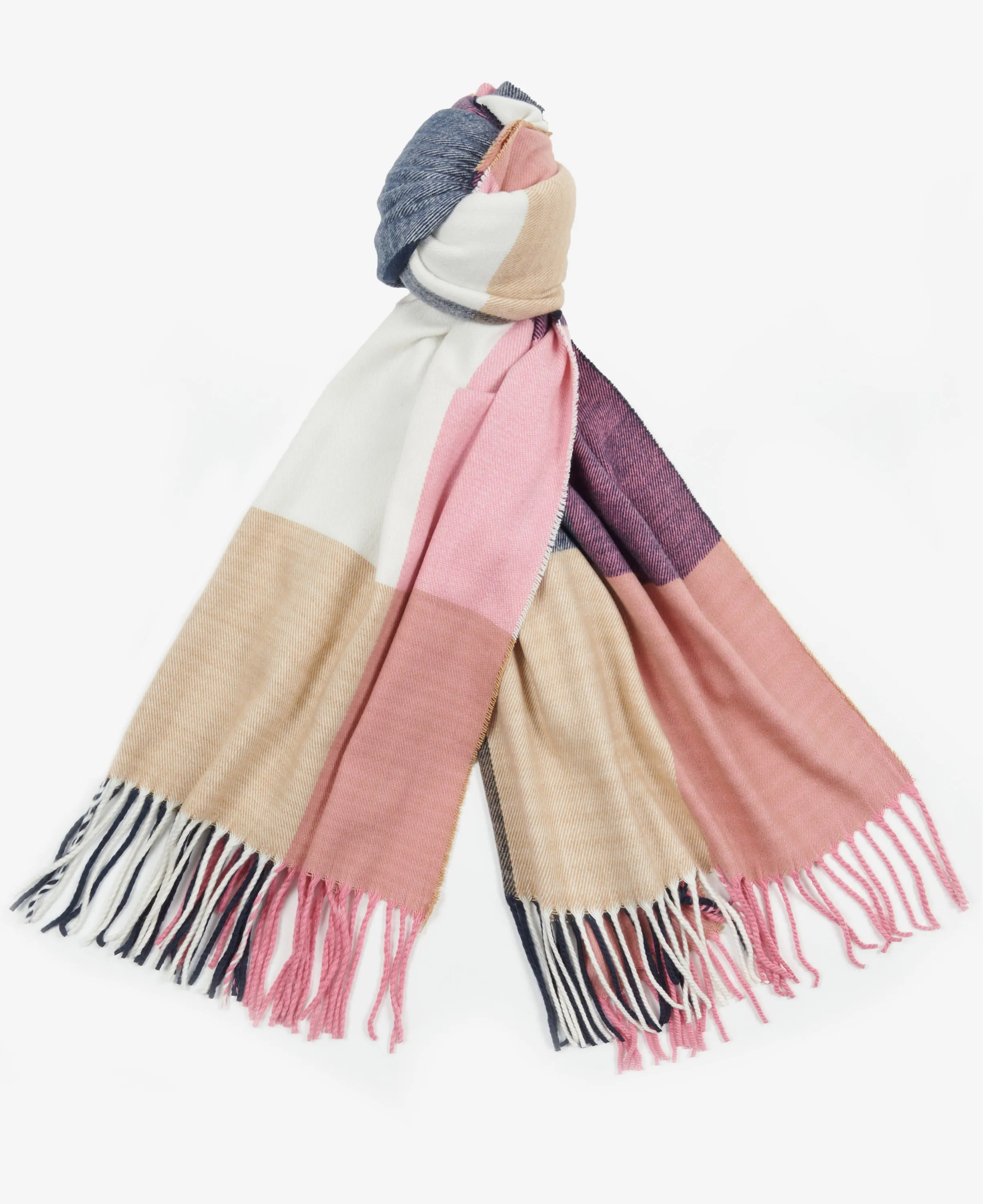 Barbour Pastel Check Scarf