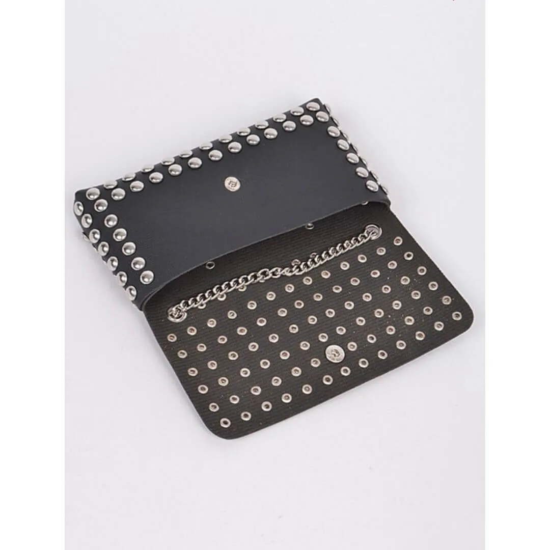 Big Studded Cross-Body Belt Bag (Two Colors)