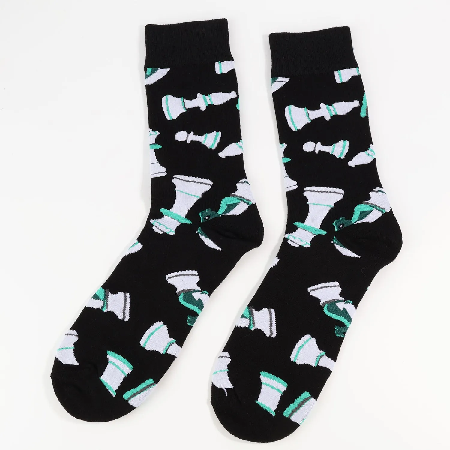 Black Chess Socks