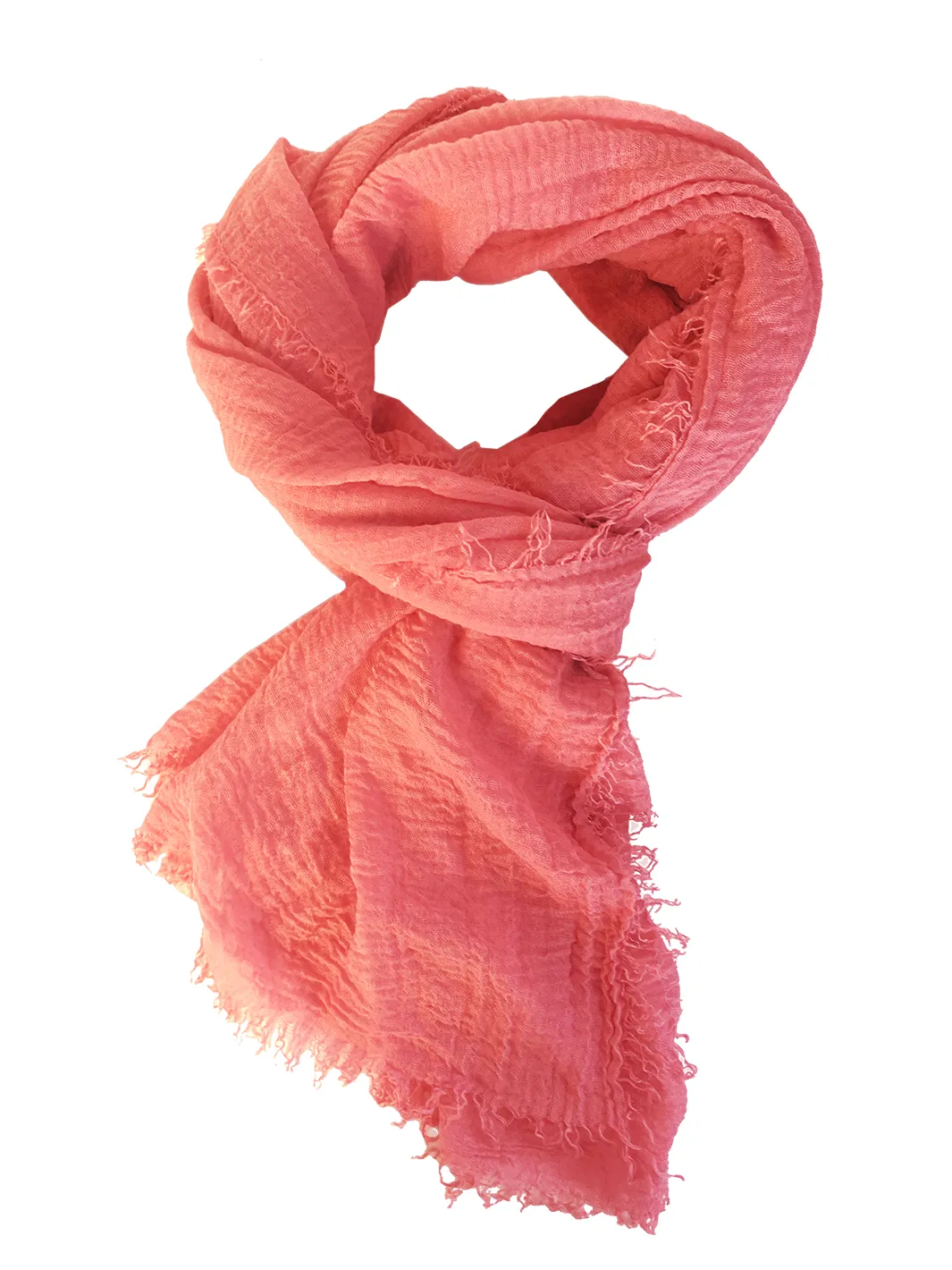 BOHO SHAWL - SALMON