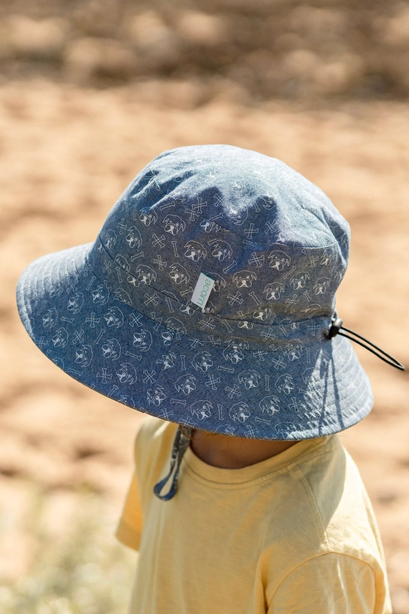 Bulldog Wide Brim Bucket Hat