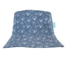 Bulldog Wide Brim Bucket Hat