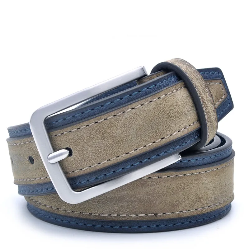 Casual Patchwork Luxury Belts For Men'S