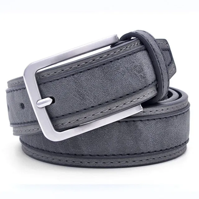 Casual Patchwork Luxury Belts For Men'S