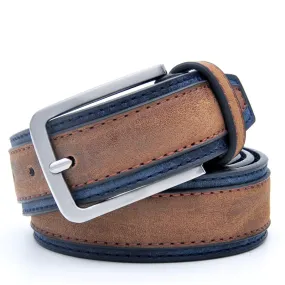 Casual Patchwork Luxury Belts For Men'S