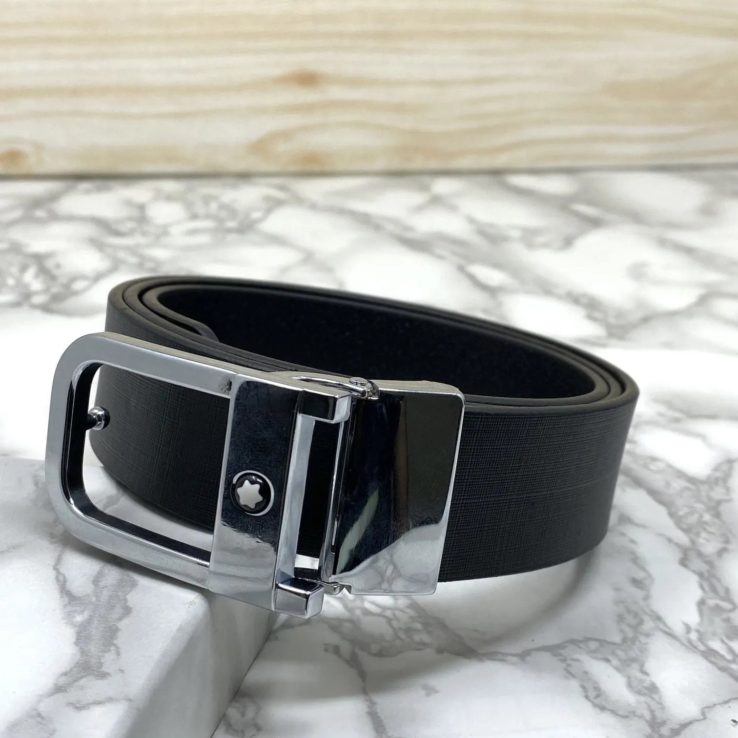 Casual U-Shape Leather Strap Belt For Men-JonasParamount