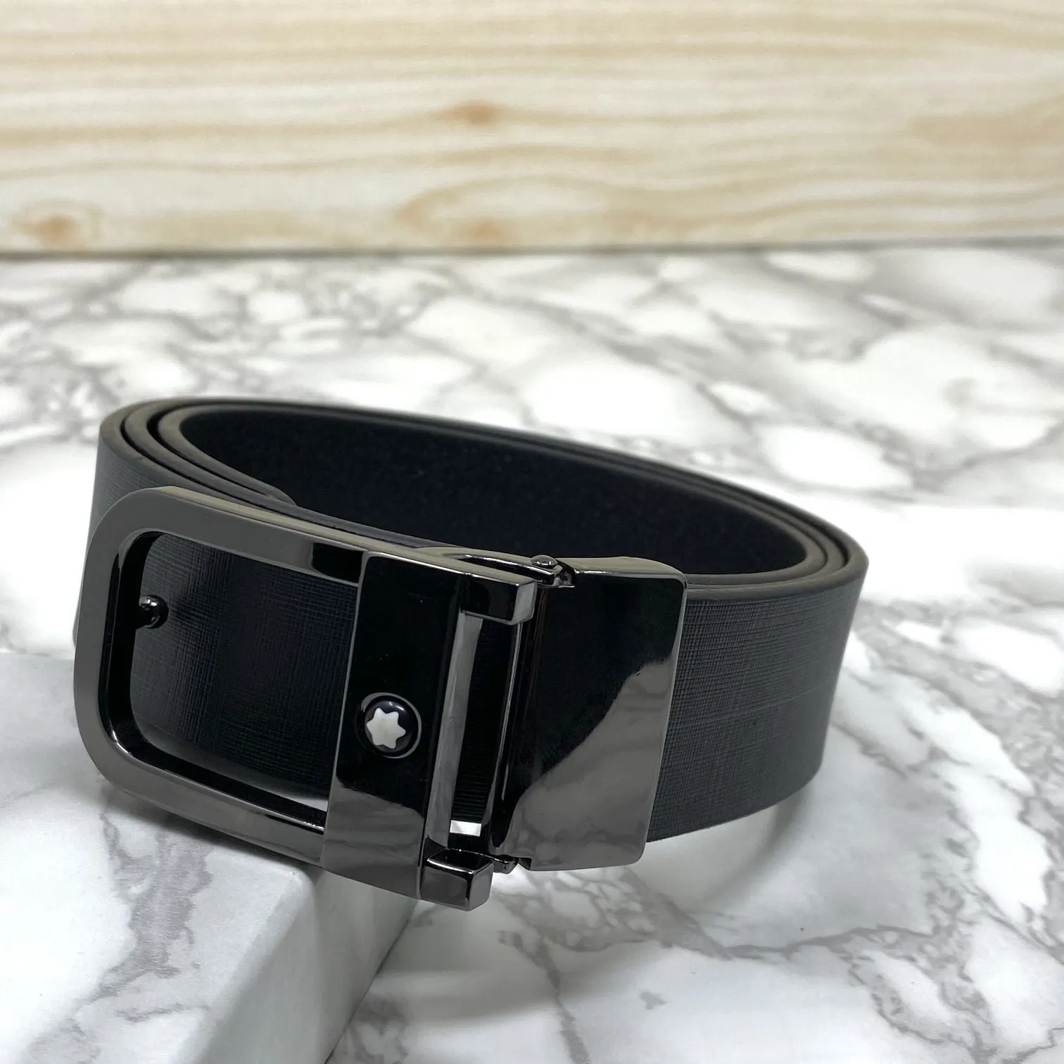 Casual U-Shape Leather Strap Belt For Men-JonasParamount