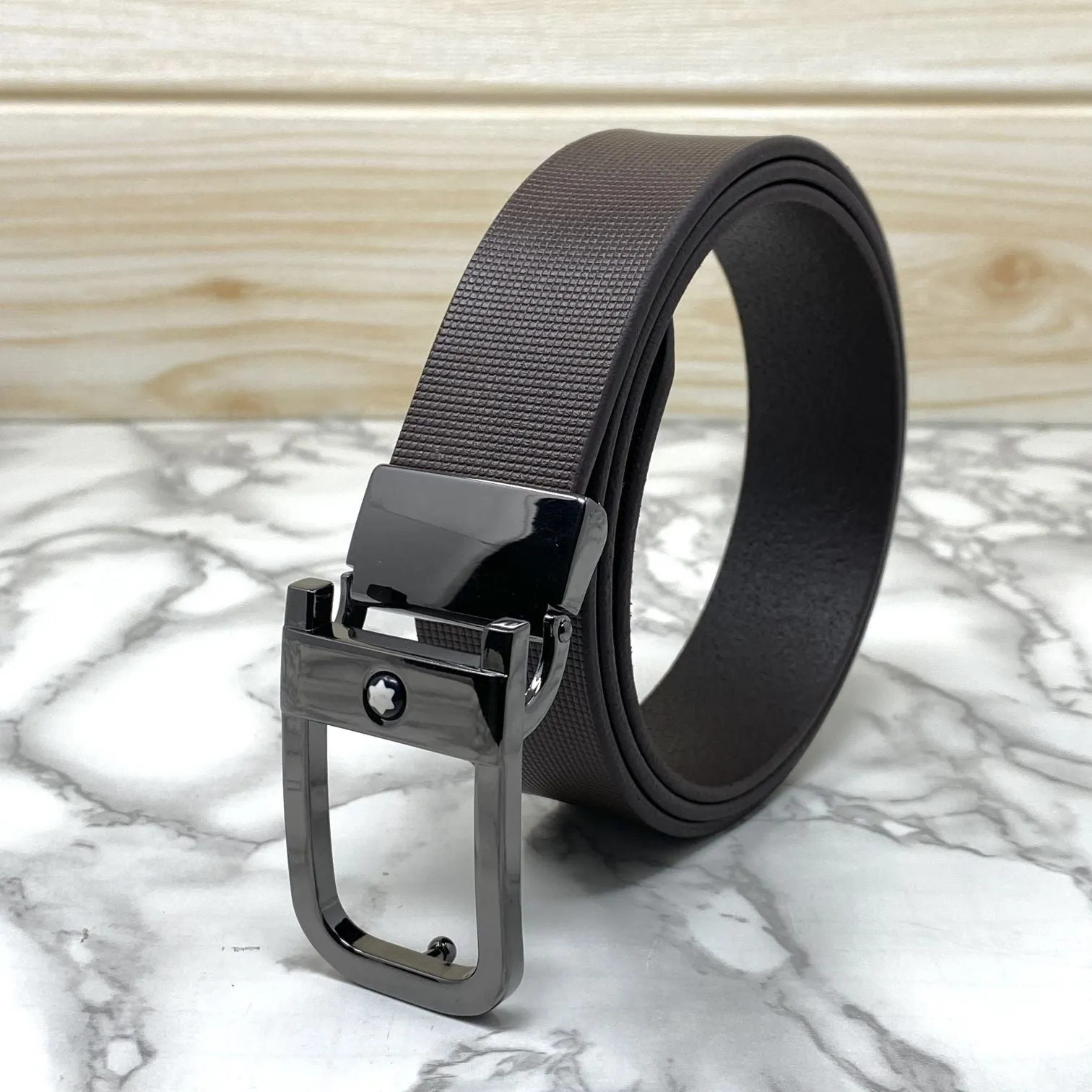 Casual U-Shape Leather Strap Belt For Men-JonasParamount