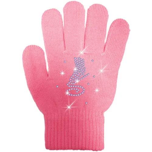 ChloeNoel Ice Skating Gloves - GV22-BB/Skate Crystals