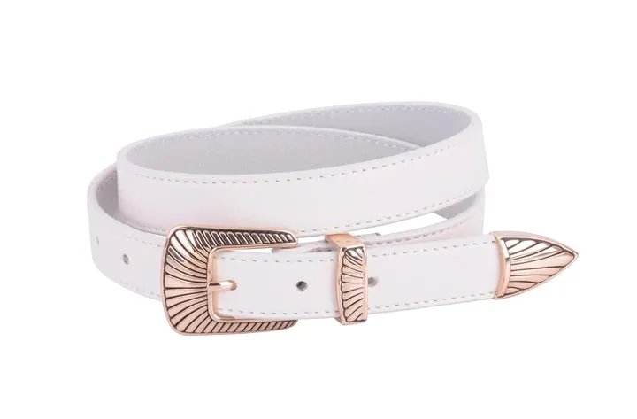 Cindy Lou Boho Buckle Leather Belt