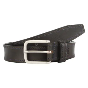 Contrast stitch casual belt