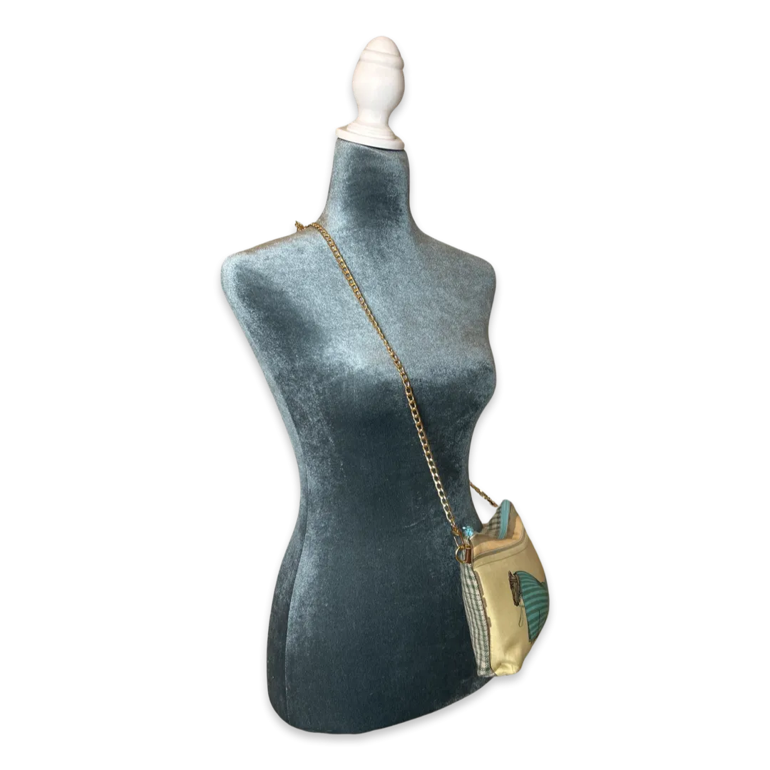 Couvertures et Tenues du Jour Pastel Vintage Scarf Crossbody Bag