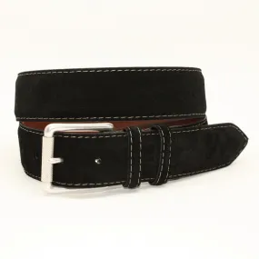 European Sueded Calfskin Black 38mm Belt