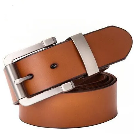 Fashion 100% Genuine Leather belts for men belt brand ceinture homme fashion Metal buckle men belt leather