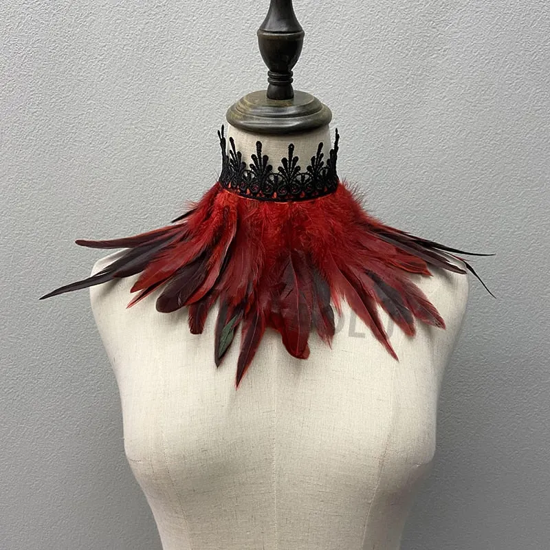 Feather Choker Collars