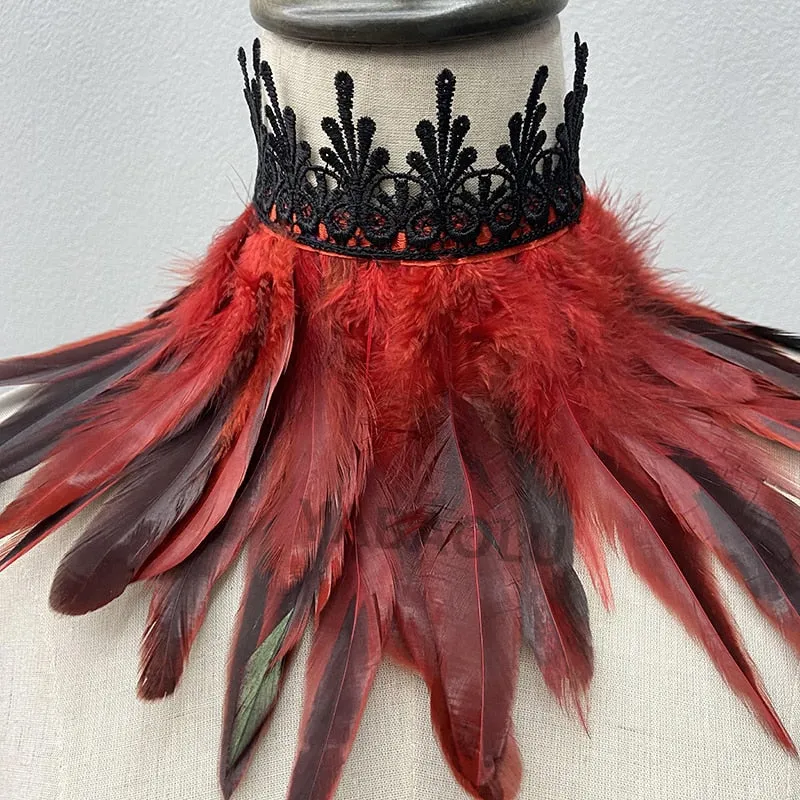 Feather Choker Collars