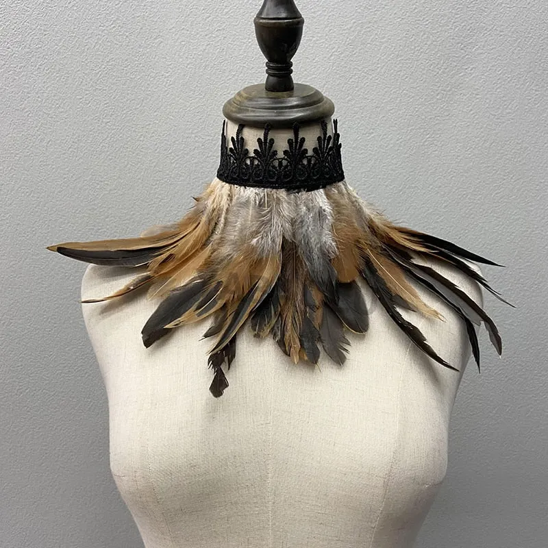 Feather Choker Collars