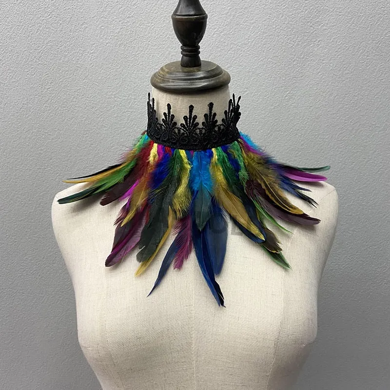 Feather Choker Collars