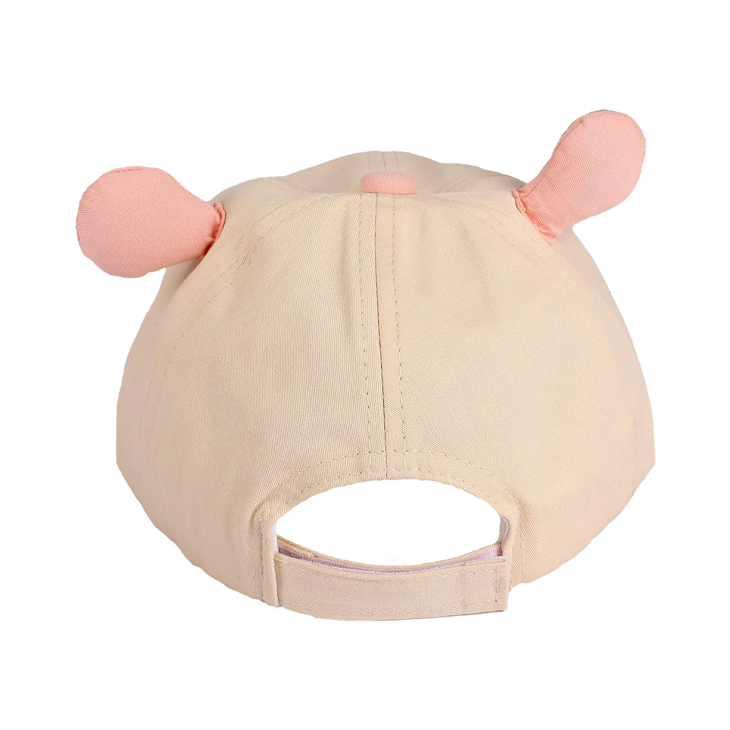 FROG FACE DESIGN CAP - PINK