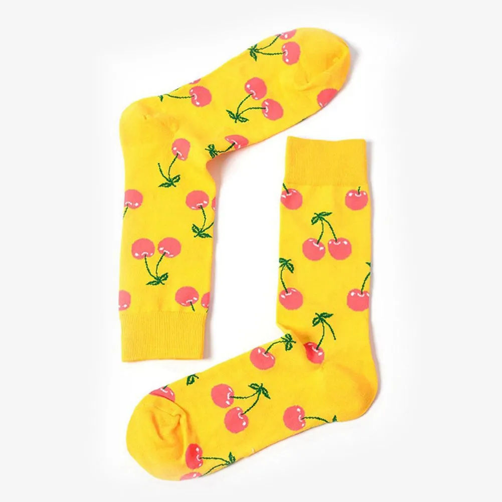 Fun Fruit Pattern Socks Unisex