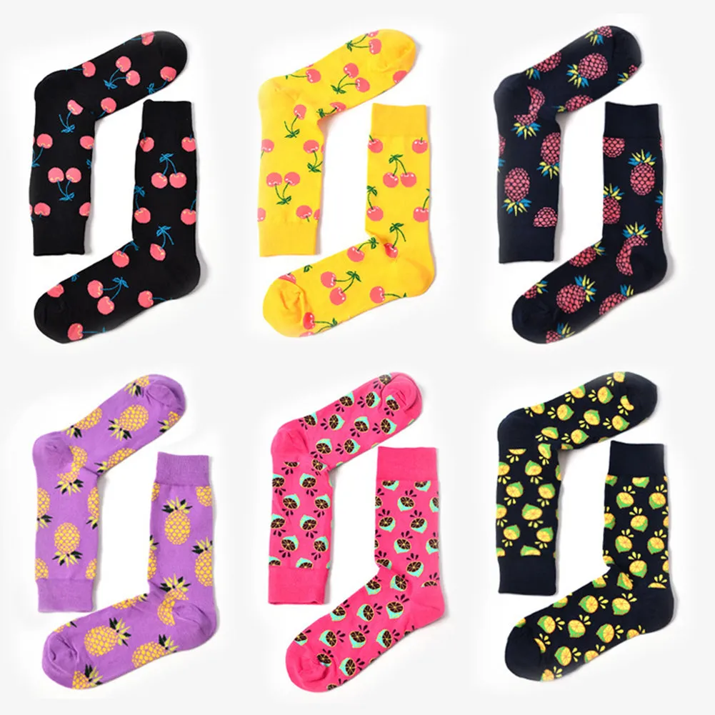 Fun Fruit Pattern Socks Unisex