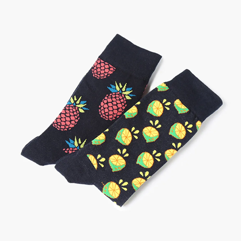 Fun Fruit Pattern Socks Unisex