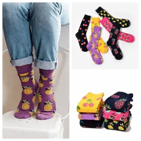 Fun Fruit Pattern Socks Unisex