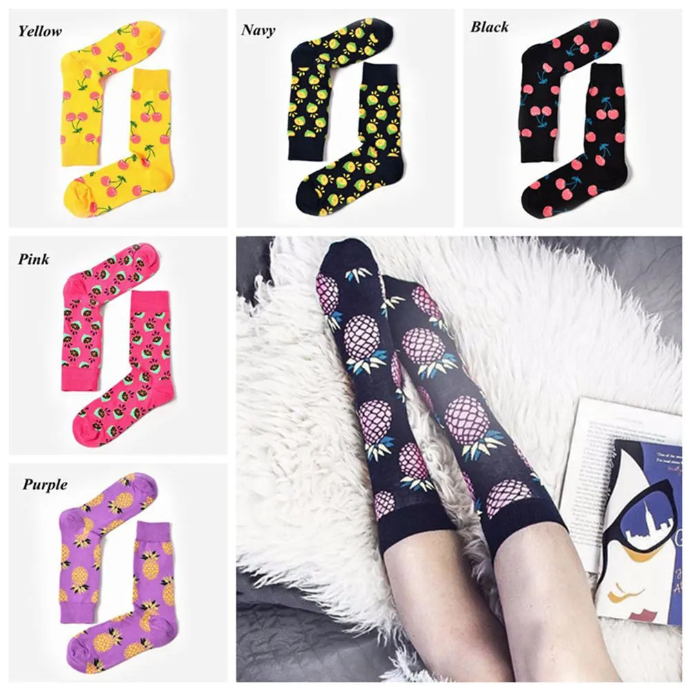 Fun Fruit Pattern Socks Unisex