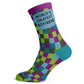 Fun Worlds Okayest Boyfriend Socks