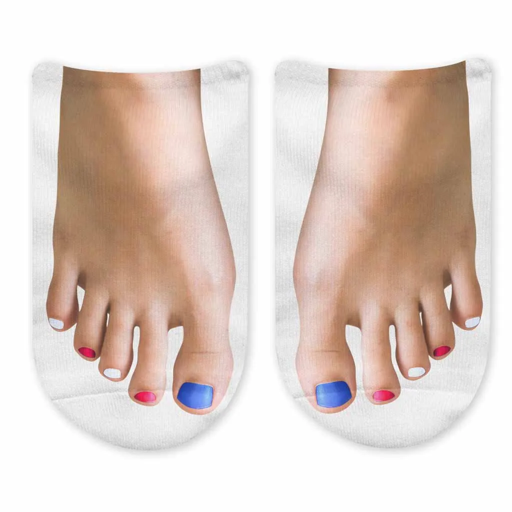 Funny Feet Photo Socks for Women - Assorted Styles