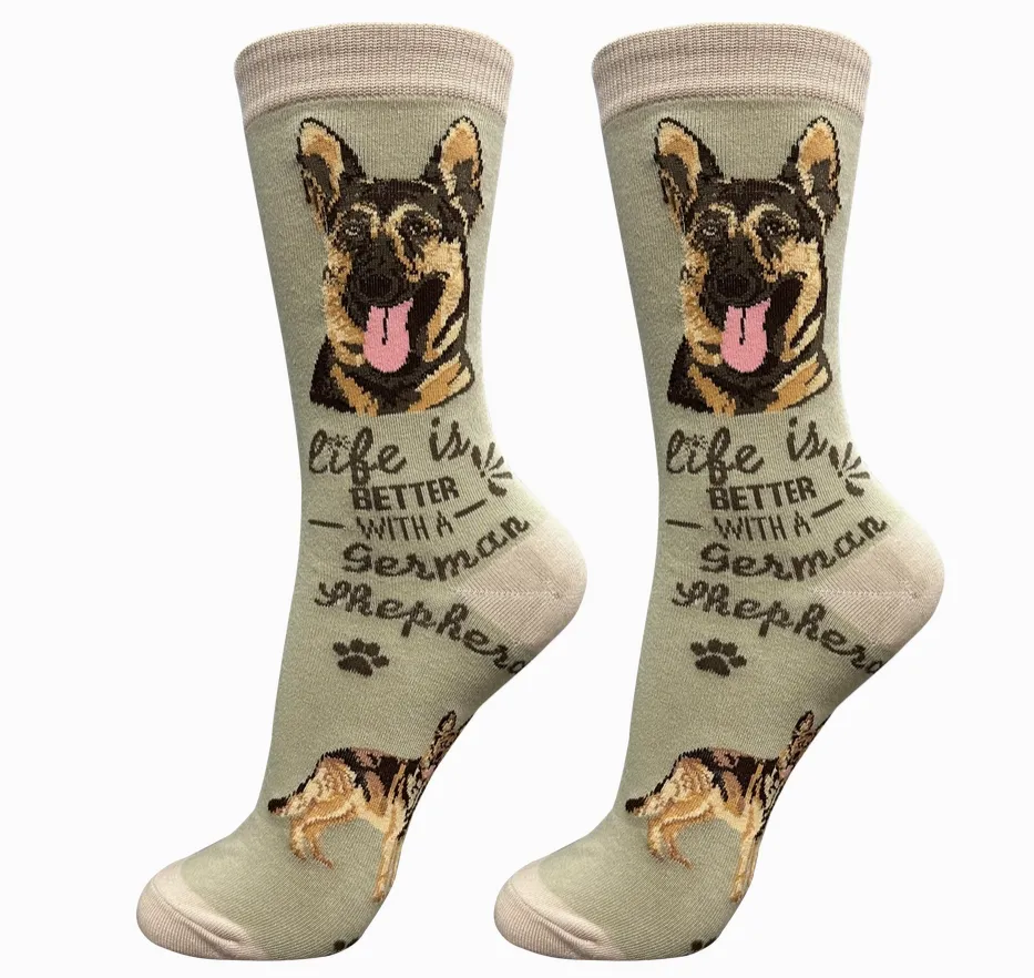 German Shepherd - Life is Better Socks