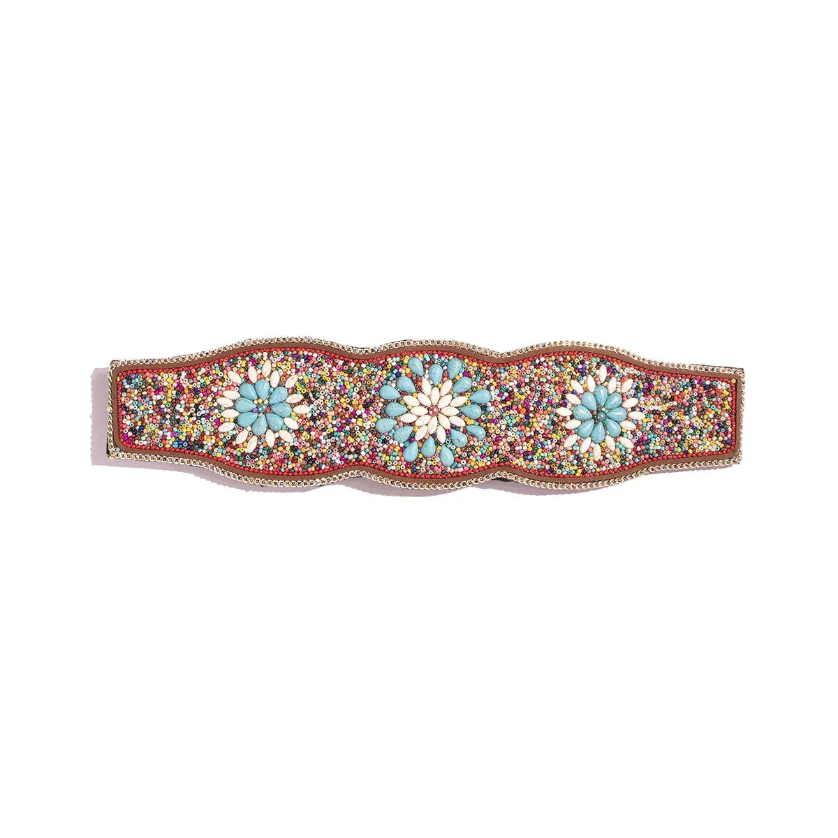 Handmade Bohemian Shell and Beads Wide Belts