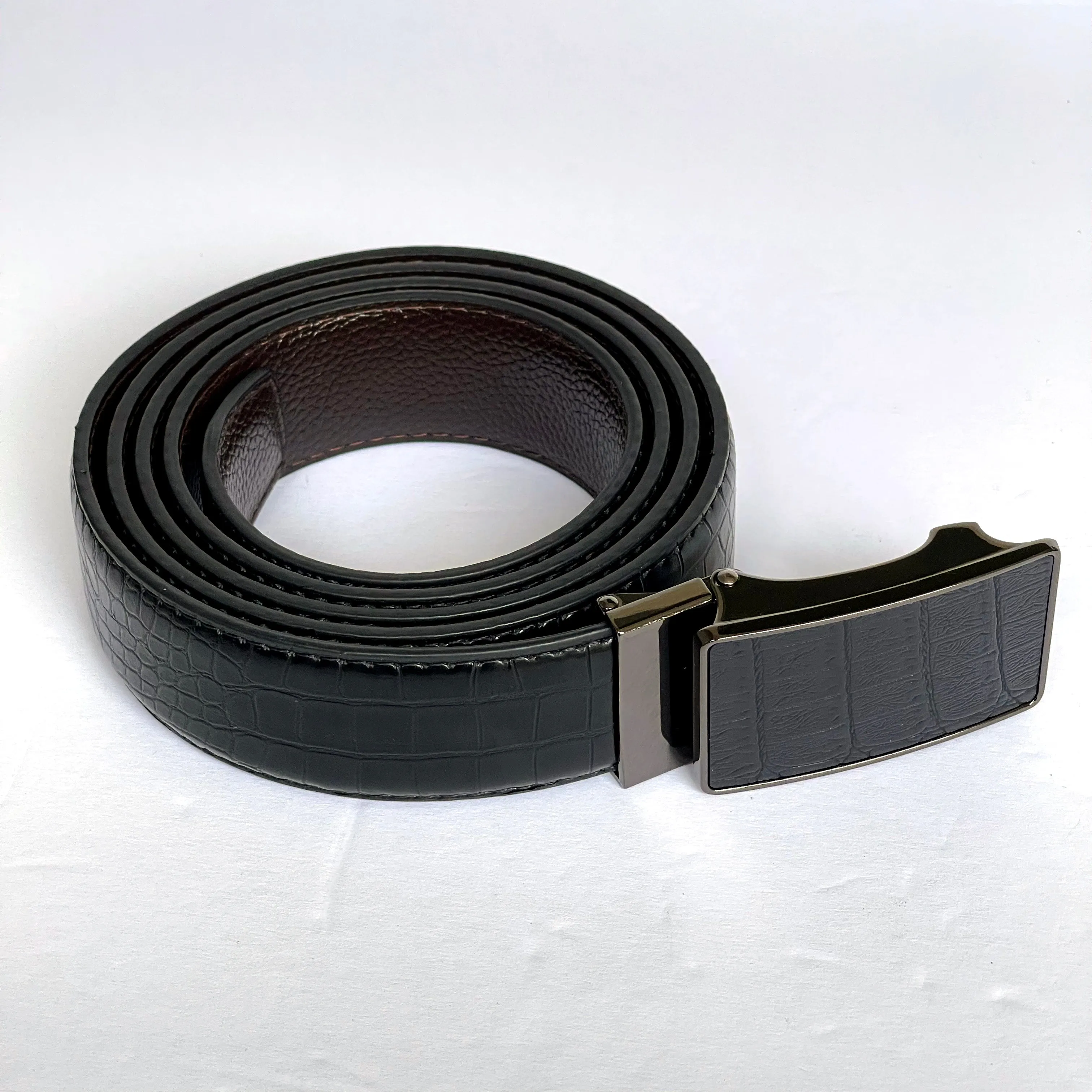 Handmade Leather Belt & Wallet Set with Gift Box – The Ultimate Official Gift for Men - Black