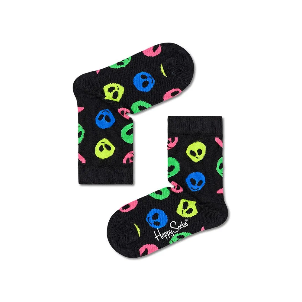 Happy Socks: Kids Alien Black