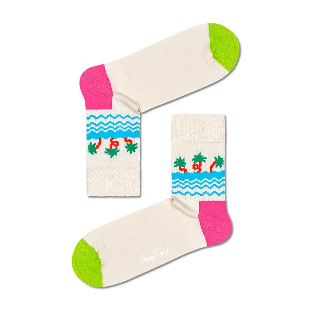 Happy Socks: Palm Beach 1/2 Crew ML