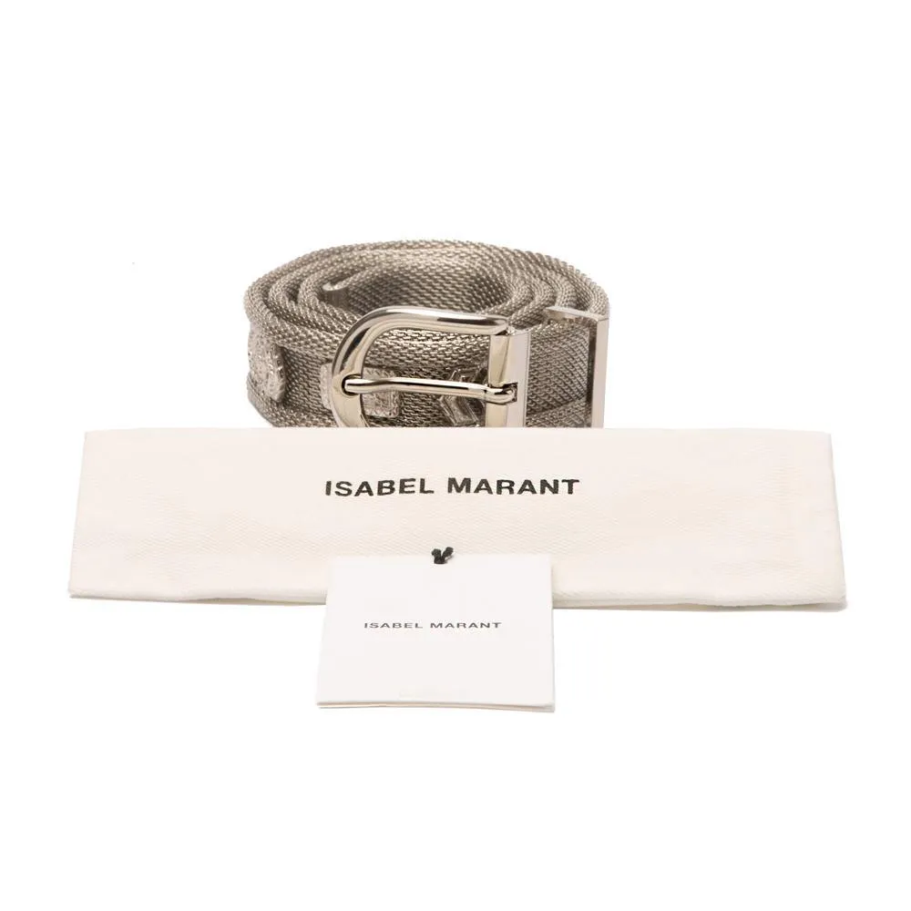 Isabel Marant Silver Mesh Metal Chainmail Bisa Belt M