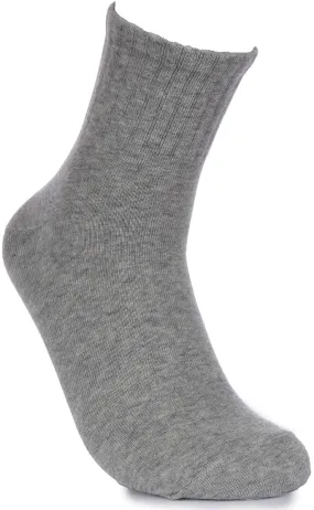 Justinreess England 2 Pairs Crew Socks In Grey