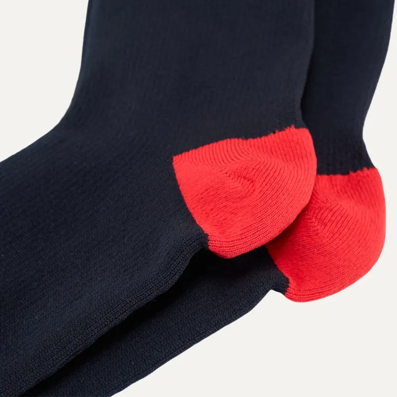 LEAKDRY Waterproof Breathable Coolmax Dri-nit Socks Black&Red