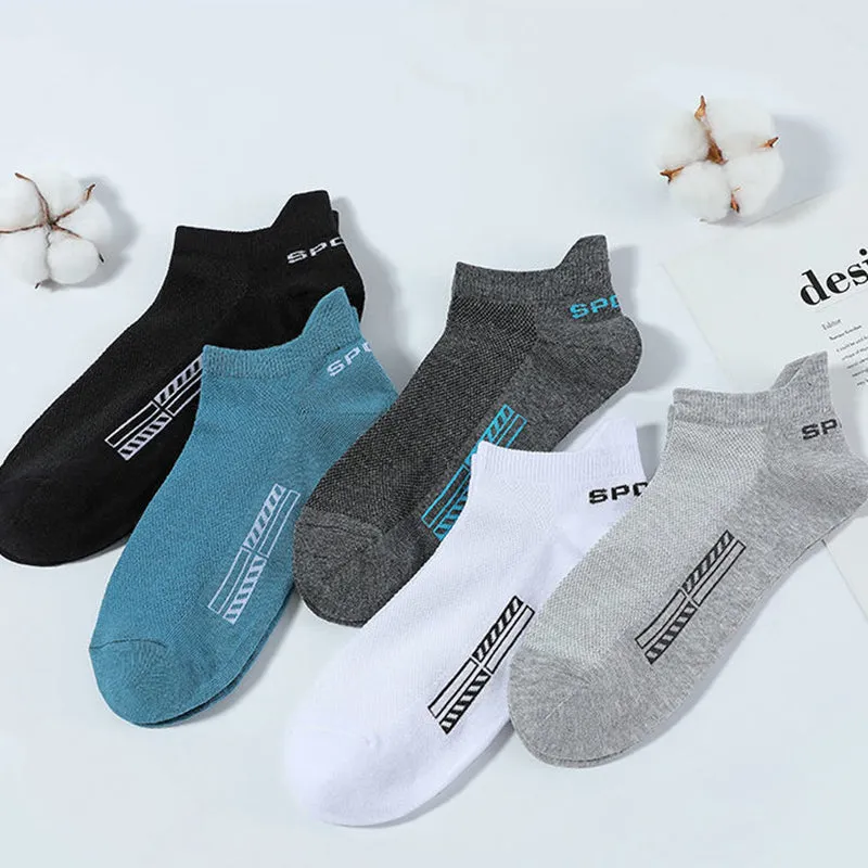 Low Cut Crew Ankle Sports Mesh Breathable Socks