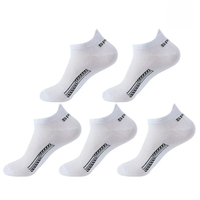 Low Cut Crew Ankle Sports Mesh Breathable Socks