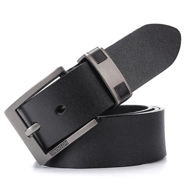 Luxury Cow Genuine Leather Alloy Buckle Belts