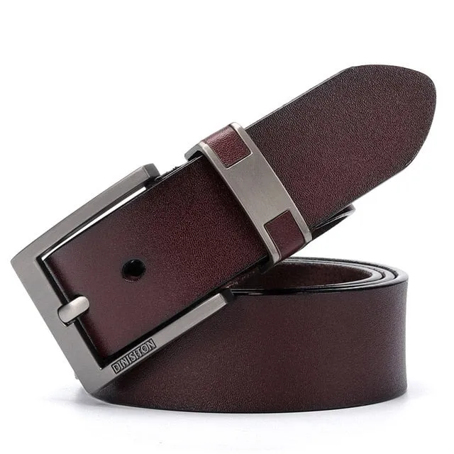 Luxury Cow Genuine Leather Alloy Buckle Belts